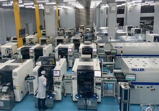 Production lines in Shunde manufacture base of CLOU company