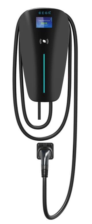 Wall Mounted Charging Pile of Electric Vehicles, Manufactured by CEGN, CLOU (black)