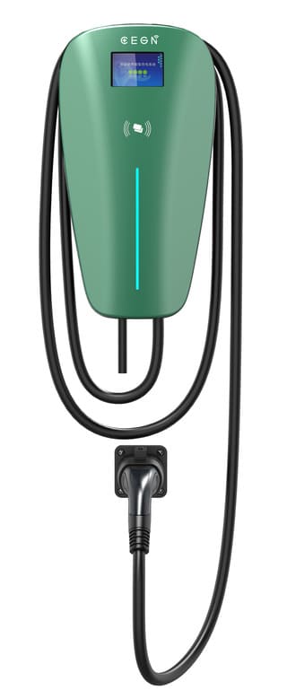 Wall Mounted Charging Pile of Electric Vehicles, Manufactured by CEGN, CLOU (green)