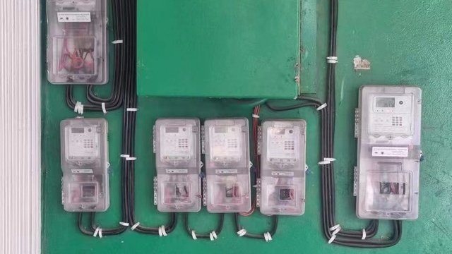 Smart energy meters installed in the field
