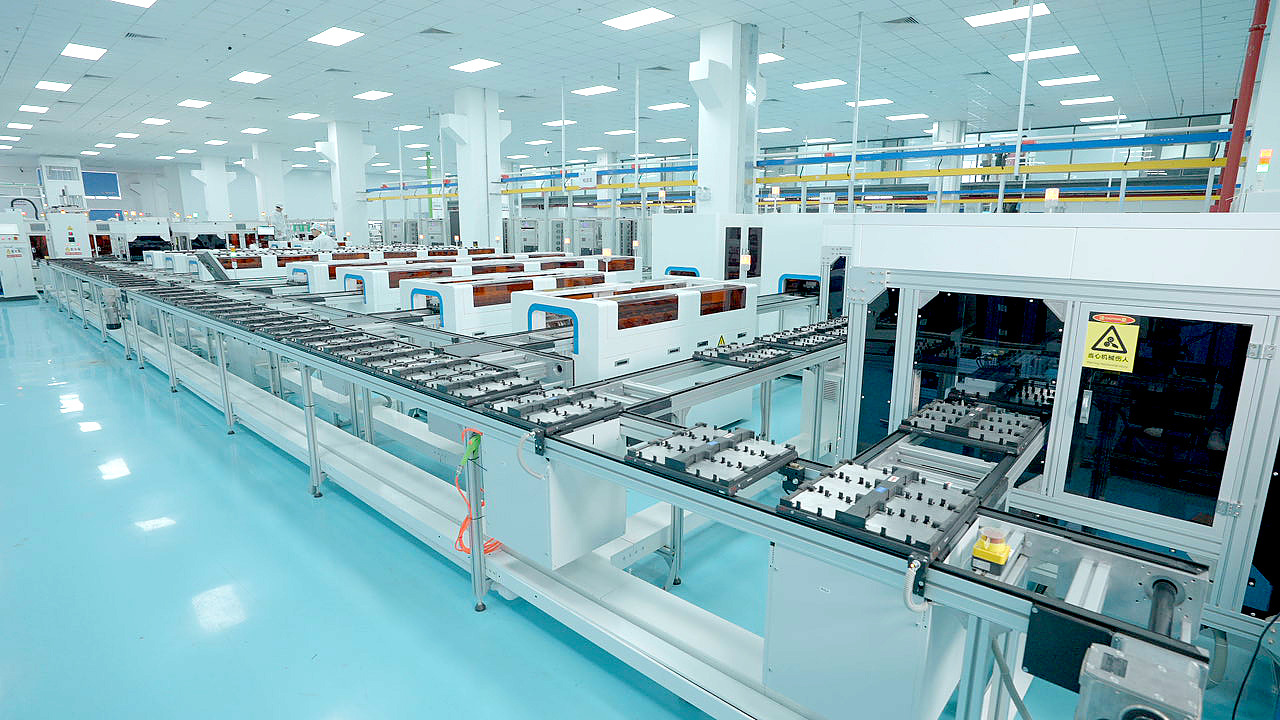 Our fully automated final energy meter testing line, ensuring accuracy in every device